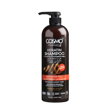 Cosmo Anti-Hairfall Keratin Shampoo, 1L