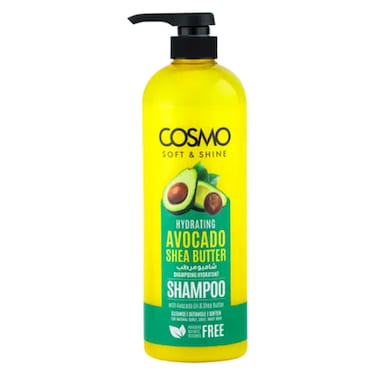 Cosmo Soft And Shine Avocado And Shea Butter Shampoo 1000ml