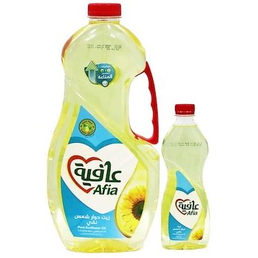 Afia Pure Sunflower Oil, 1.5L+500ml