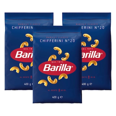 Barilla Soup Pasta Chifferini 400g Pack of 3