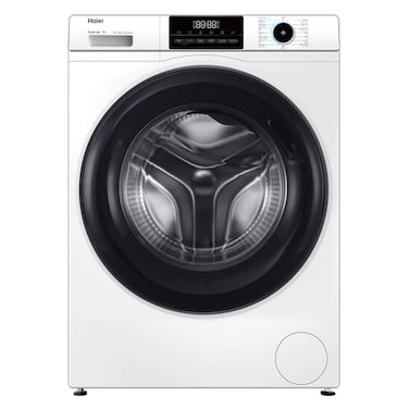 Haier Front Load Washer HW70-BP12929A, 7 kg, Smart Dual Spray, 1200 rpm, Stainless Steel, White