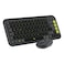 Logitech Pop Icon Compact Wireless Keyboard Graphite and Green