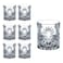 Glass Tumbler Set 240ml 6 PCS