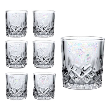Glass Tumbler Set 240ml 6 PCS