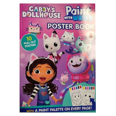 Paint With Water Character Colouring Poster Books Assorted
