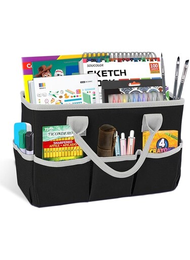 Desktop Tote Organize, Teacher Helper Tote Bag Organization for Arts