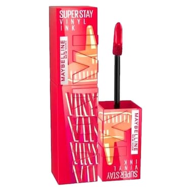 Maybelline Super Stay Vinyl Ink Lip Gloss, 205 Sriracha