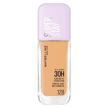 Maybelline New York Super Stay 30H Lumi Matte Foundation, Shade 128