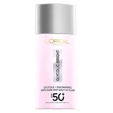L'Oreal Paris Glycolic-Bright Anti-Dark Spot Daily UV Fluid SPF50 50ml