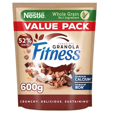 Nestle Fitness Granola With Honey Breakfast Cereal 600g