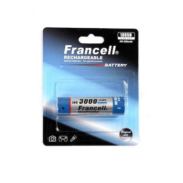 Francell Lithium Ion Rechargeable Battery 3000mAh