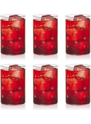 Vdmg295 Vision Deco Medium Galaxy Glass (Set Of 6), 10 Oz (290Ml)