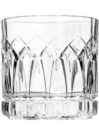 Traze Future (Ftr) Double Rock Glass, Set Of 6, 350 Ml