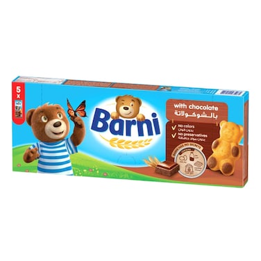 Barni Cake with Chocolate, 30g Pack of 5