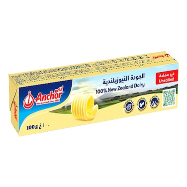 Anchor Butter Unsalted 100g