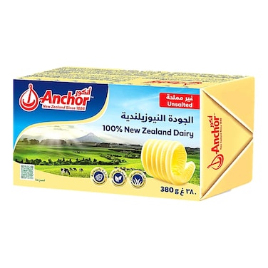 Anchor Butter Unsalted 380g