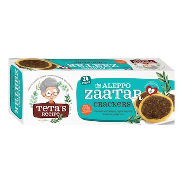 Teta's Recipe The Aleppo Zaatar Crackers, 120g