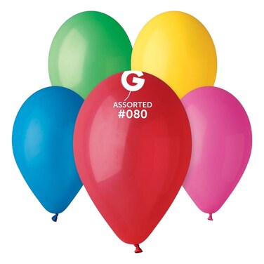 Gemar Standard Latex Balloons Assorted 12inch