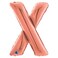 Gemar Letter X Foil Balloon Rose Gold 26inch