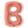 Gemar Letter B Foil Balloon Rose Gold 40inch