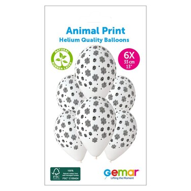 Gemar Animal Print Latex Balloons 13inch