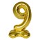 Party Zone Stand Number 9 Balloon Gold 41inch