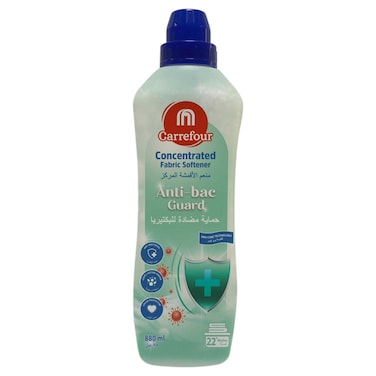 Carrefour Anti-bac Guard, Concentrated Liquid Fabric Softener, 880ml (22 Washes)