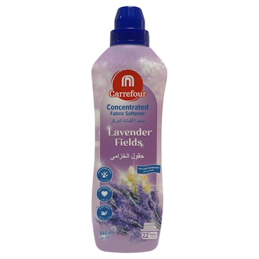 Carrefour Lavender Fields, Concentrated Liquid Fabric Softener, 880ml (22 Washes)