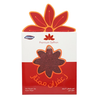 Diamond Super Negin Premium Saffron Box, 3g