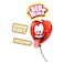 Torpedo Candy Red Heart Strawberry Lollipop, 700g