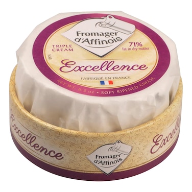 Fromager d'Affinois Excellence Triple Cream Soft Ripened Cheese 185g