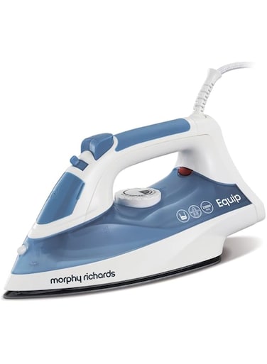 Morphy Richards Equip Steam Iron, Blue/White, 2200W, 300400