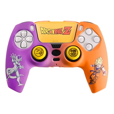 FR-TEC Dragon Ball Z Enemies Hard Case with Grips and Sticker Combo Kit for PlayStation 5
