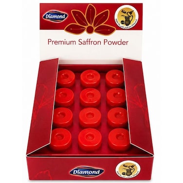 Diamond Premium Saffron Powder, 0.2g, Pack of 12