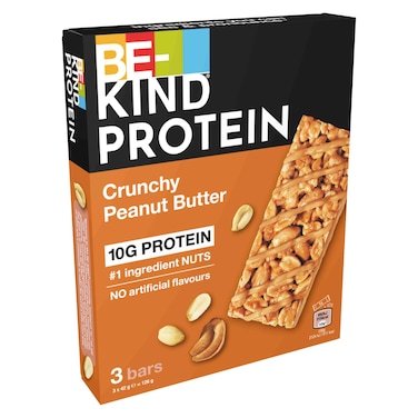 Be-Kind Crunchy Peanut Butter Protein Bar, 42g Pack of 3
