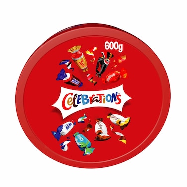 Celebrations Chocolate, Your Favorite Chocolate Candy Mix, Tin 600g