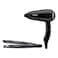 BaByliss Hair Straightener ST325SDE and Travel Dry Hair Dryer 5344SDE