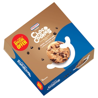 Americana Hershey's Original Chocolate Chips Choco Cookies 45g Pack of 6