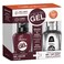 Sally Hansen Miracle Gel Nail Colour Wine and Miracle Gel Top Coat 14.7ml+14.7ml