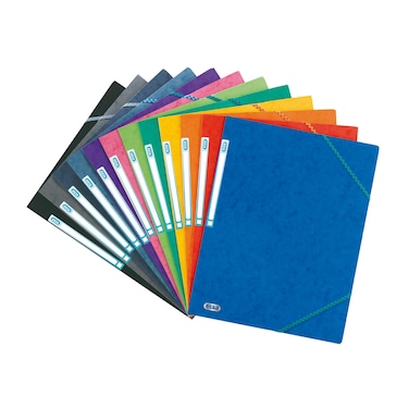 إلبا مجلد مطاطي بثلاثة طيات متنوع A4