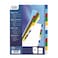 Elba Monthly Dividers Assorted A4 12 Tabs