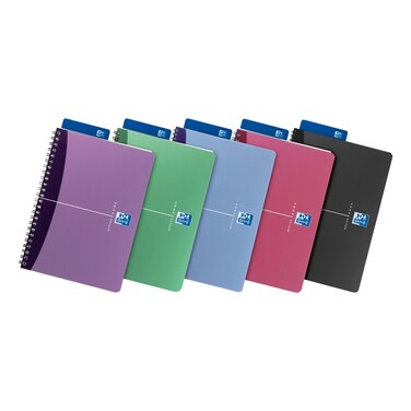 أوكسفورد دفتر الملاحظات بسلك لولبي متنوع 148×210 ملم 180 صفحة