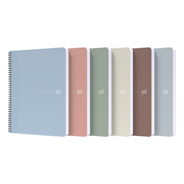 Oxford Optik Wired Notebook Assorted 210x297mm 180 Pages