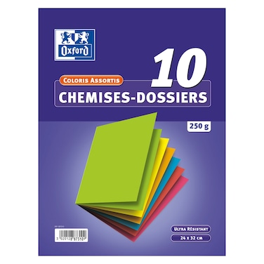 Oxford Folder Assorted 24x32cm 10 PCS