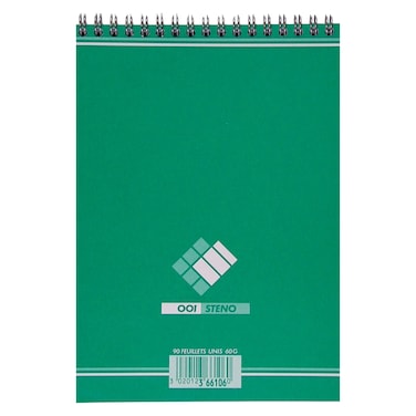 Steno Twin Wire Notepad Assorted A5 180 Pages 60G