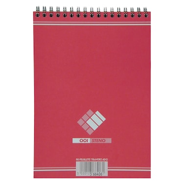 ستينو دفتر ملاحظات بسلك مزدوج مسطر A5 متنوع 180 صفحة 60 غرام