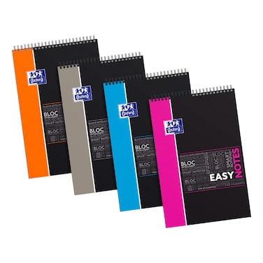 Oxford Wired Easy Notes A4 4 Holes 160 Pages