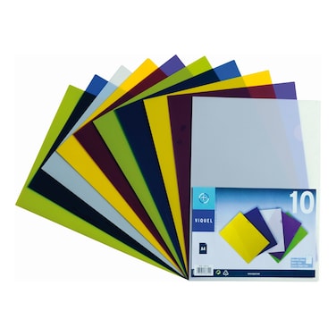 فيكويل ملف جيب للزاوية بحجم آي 4 ب 10 جيوب متنوعة