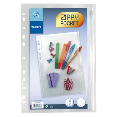 Viquel Zippy Pocket Punching File Assorted 11 Holes