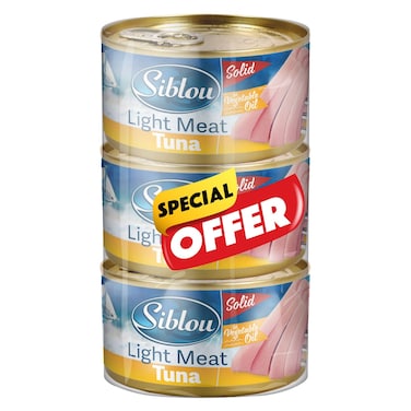 سيبلو لحم تونة خفيف صلب في زيت الزيتون، 480 غرام